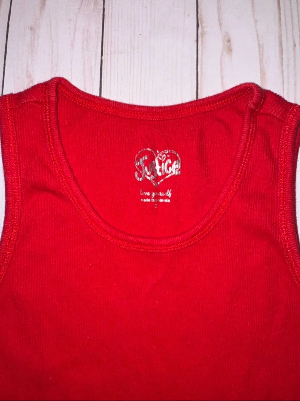Justice tank top
